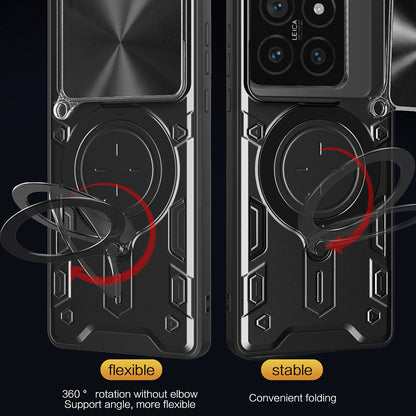 Husa pentru Xiaomi 14T Pro, Techsuit, CamGuard Pro, Neagra
