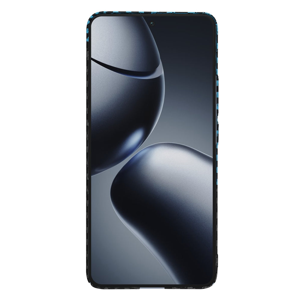 Husa pentru Xiaomi 14T Pro, Techsuit, Carbonite FiberShell, Neagra Bleu
