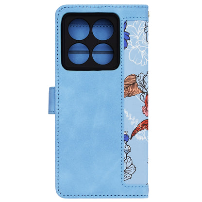 Husa pentru Xiaomi 14T Pro, Techsuit, FlipCraft, Bleu