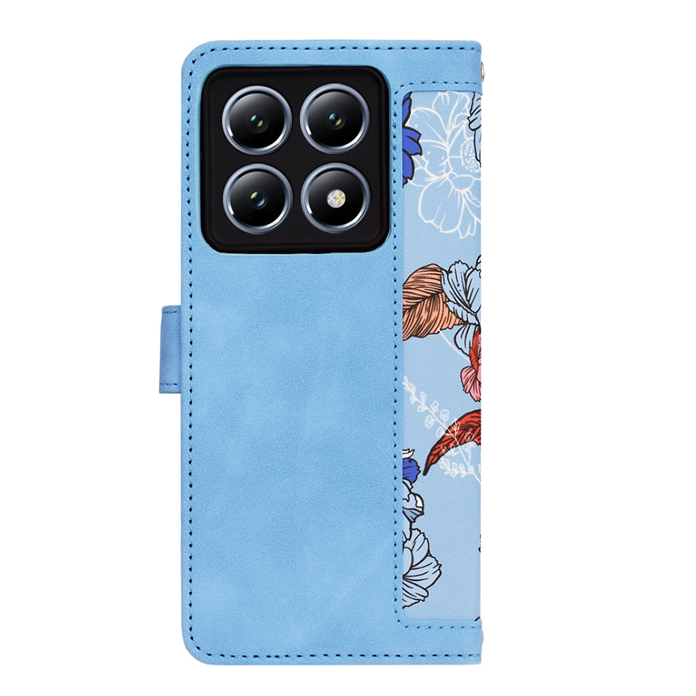 Husa pentru Xiaomi 14T Pro, Techsuit, FlipCraft, Bleu