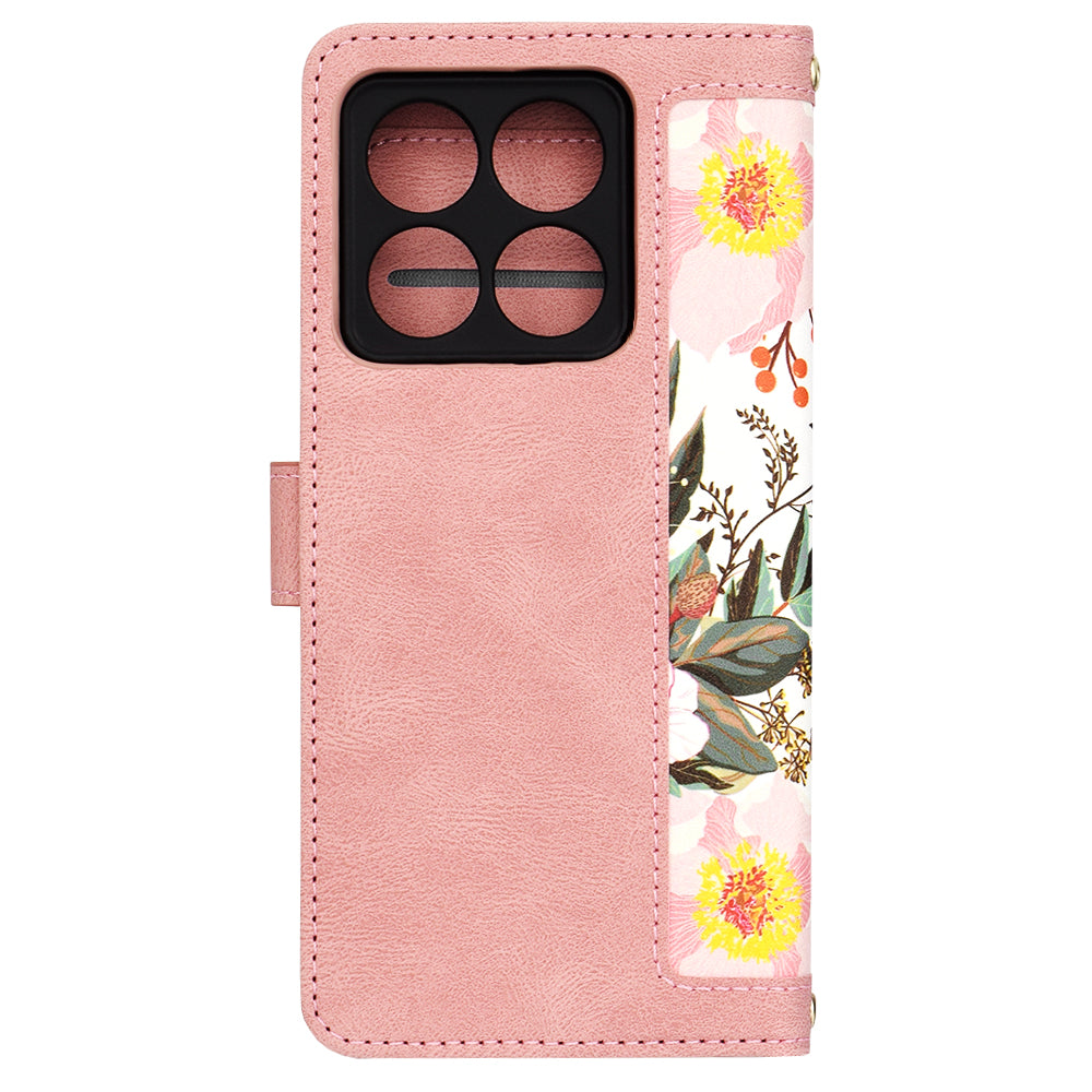Husa pentru Xiaomi 14T, Techsuit, FlipCraft, Roz