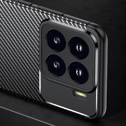 Husa pentru Xiaomi 15 Pro, Techsuit, CarbonFiber, Neagra
