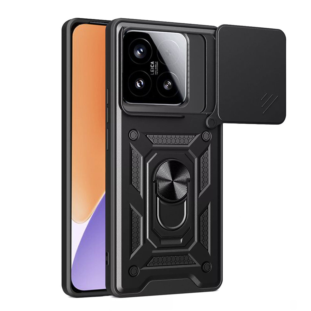 Husa pentru Xiaomi 15, Techsuit, CamShield, Neagra