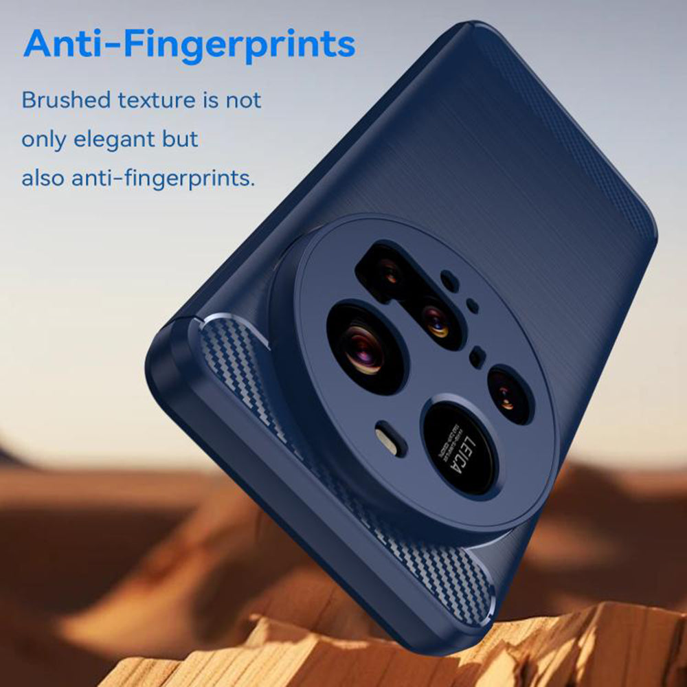 Husa pentru Xiaomi 15 Ultra, Techsuit, Carbon, Albastra