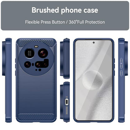 Husa pentru Xiaomi 15 Ultra, Techsuit, Carbon, Albastra