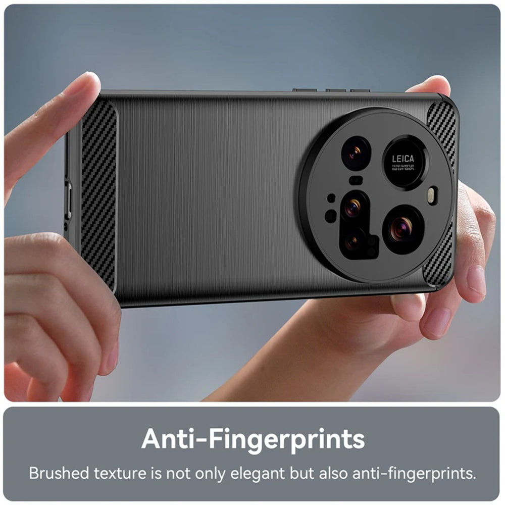 Husa pentru Xiaomi 15 Ultra, Techsuit, Carbon, Neagra