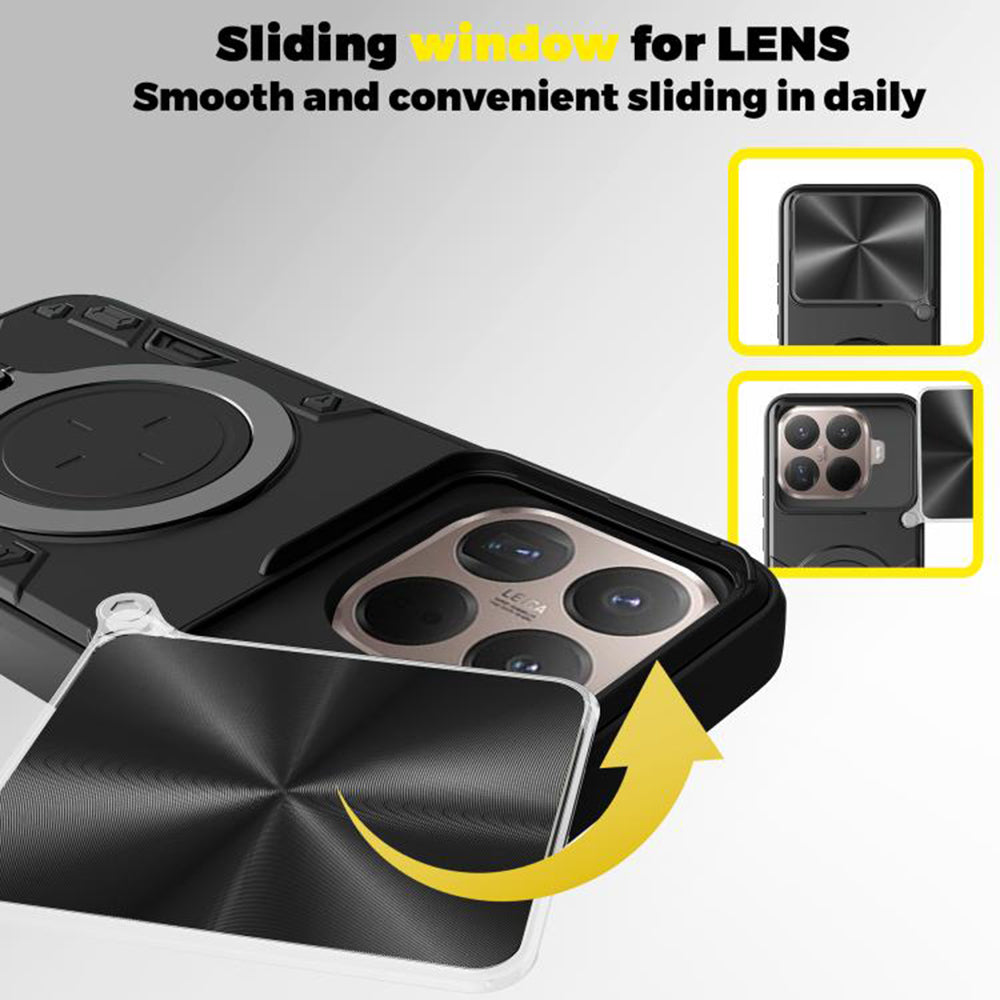 Husa pentru Xiaomi 15T Pro, Techsuit, CamGuard Pro, Albastra