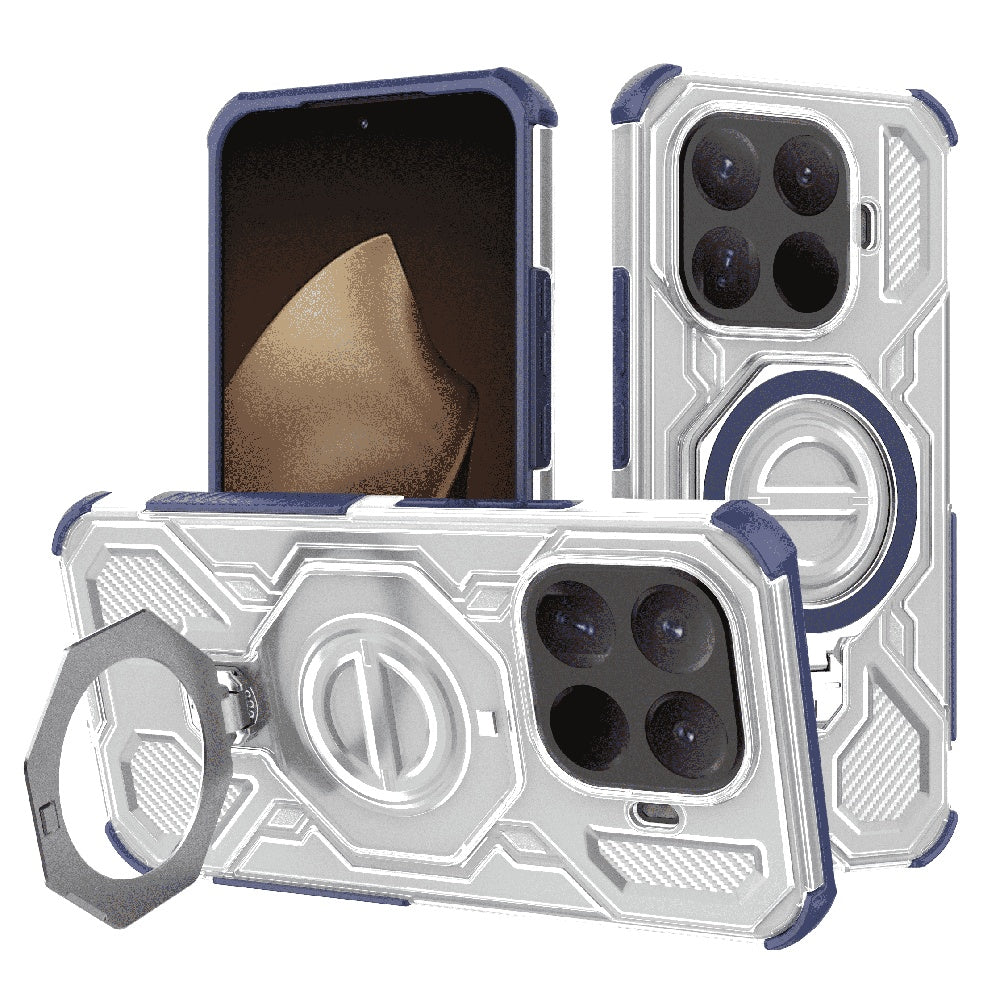 Husa pentru Xiaomi 15T Pro, Techsuit, Carbon Shield Pro, Albastra