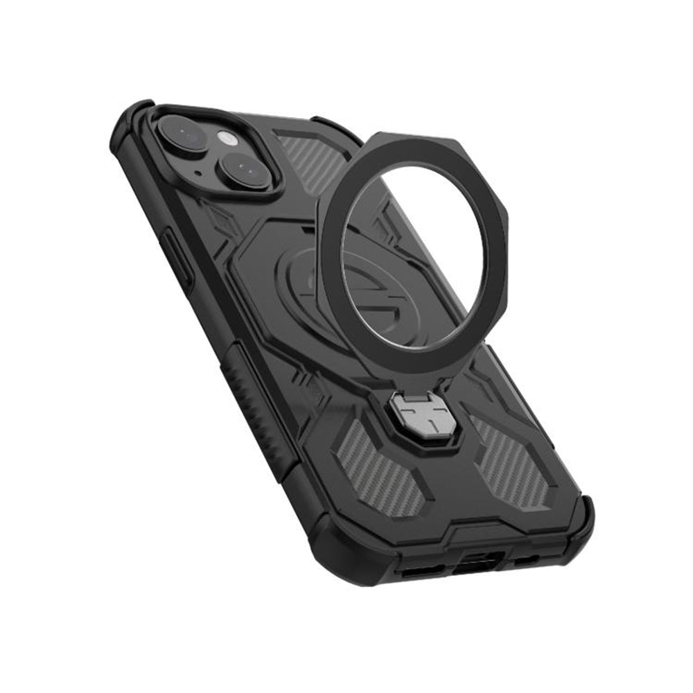 Husa pentru Xiaomi 15T Pro, Techsuit, Carbon Shield Pro, Neagra