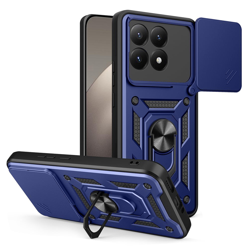 Husa pentru Xiaomi 15T, Techsuit, CamShield, Albastra