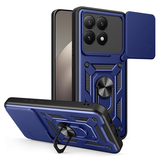 Husa pentru Xiaomi 15T, Techsuit, CamShield, Albastra