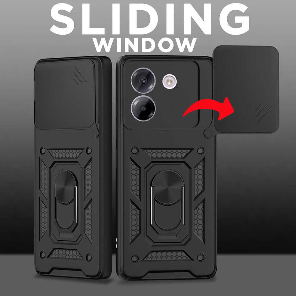 Husa pentru Xiaomi 15T, Techsuit, CamShield, Neagra