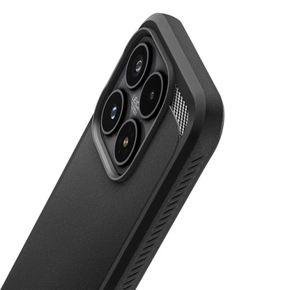 Husa pentru Xiaomi 17, Spigen, Rugged Armor, Neagra Mata ACS10458