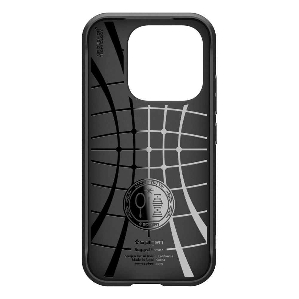 Husa pentru Xiaomi 17, Spigen, Rugged Armor, Neagra Mata ACS10458