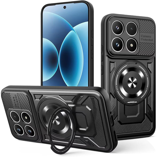 Husa pentru Xiaomi 17, Techsuit, RuggedCam, Neagra