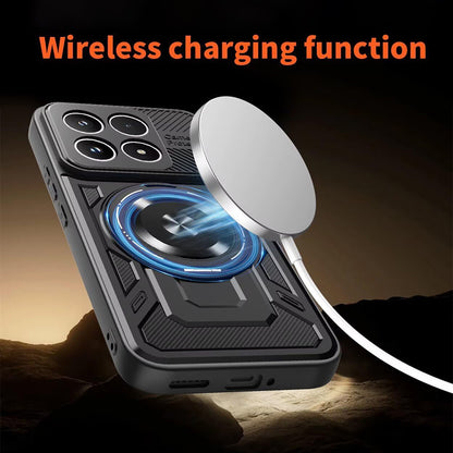 Husa pentru Xiaomi 17, Techsuit, RuggedCam, Neagra