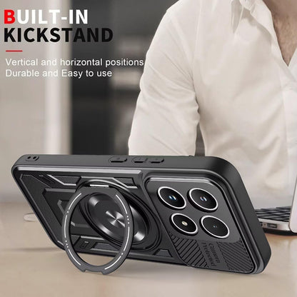 Husa pentru Xiaomi 17, Techsuit, RuggedCam, Neagra
