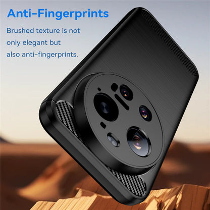 Husa pentru Xiaomi 17 Ultra, Techsuit, Carbon, Neagra