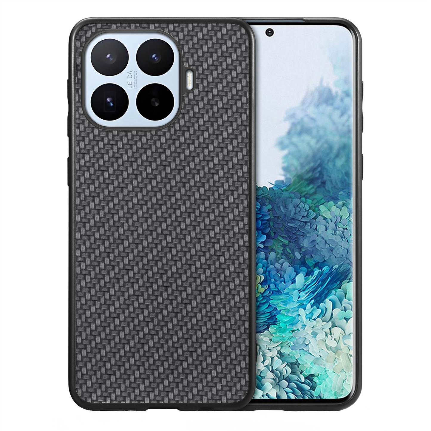 Husa pentru Xiaomi 17T, OEM, Carbon, Neagra