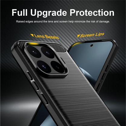 Husa pentru Xiaomi 17T, OEM, Carbon Black, Neagra
