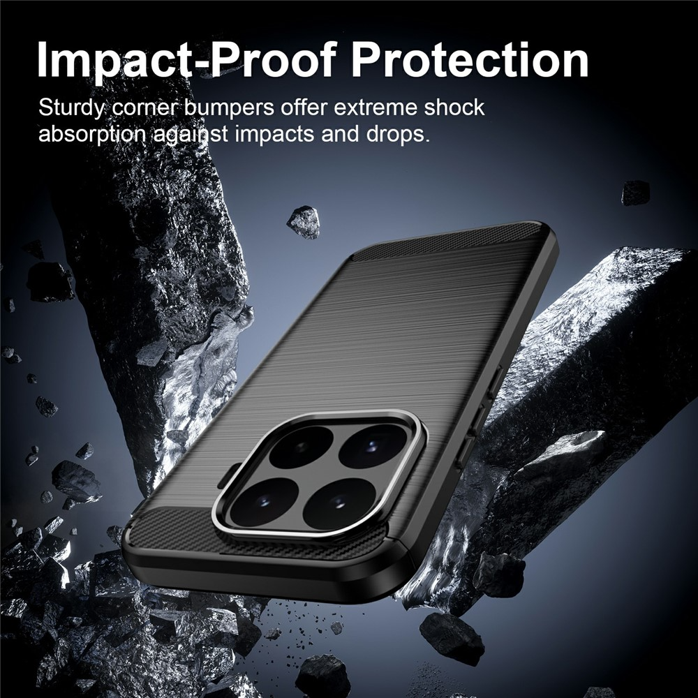 Husa pentru Xiaomi 17T, OEM, Carbon Black, Neagra