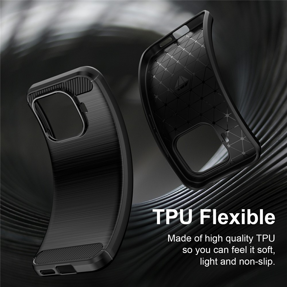 Husa pentru Xiaomi 17T, OEM, Carbon Black, Neagra