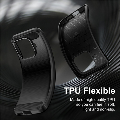 Husa pentru Xiaomi 17T, OEM, Carbon Black, Neagra