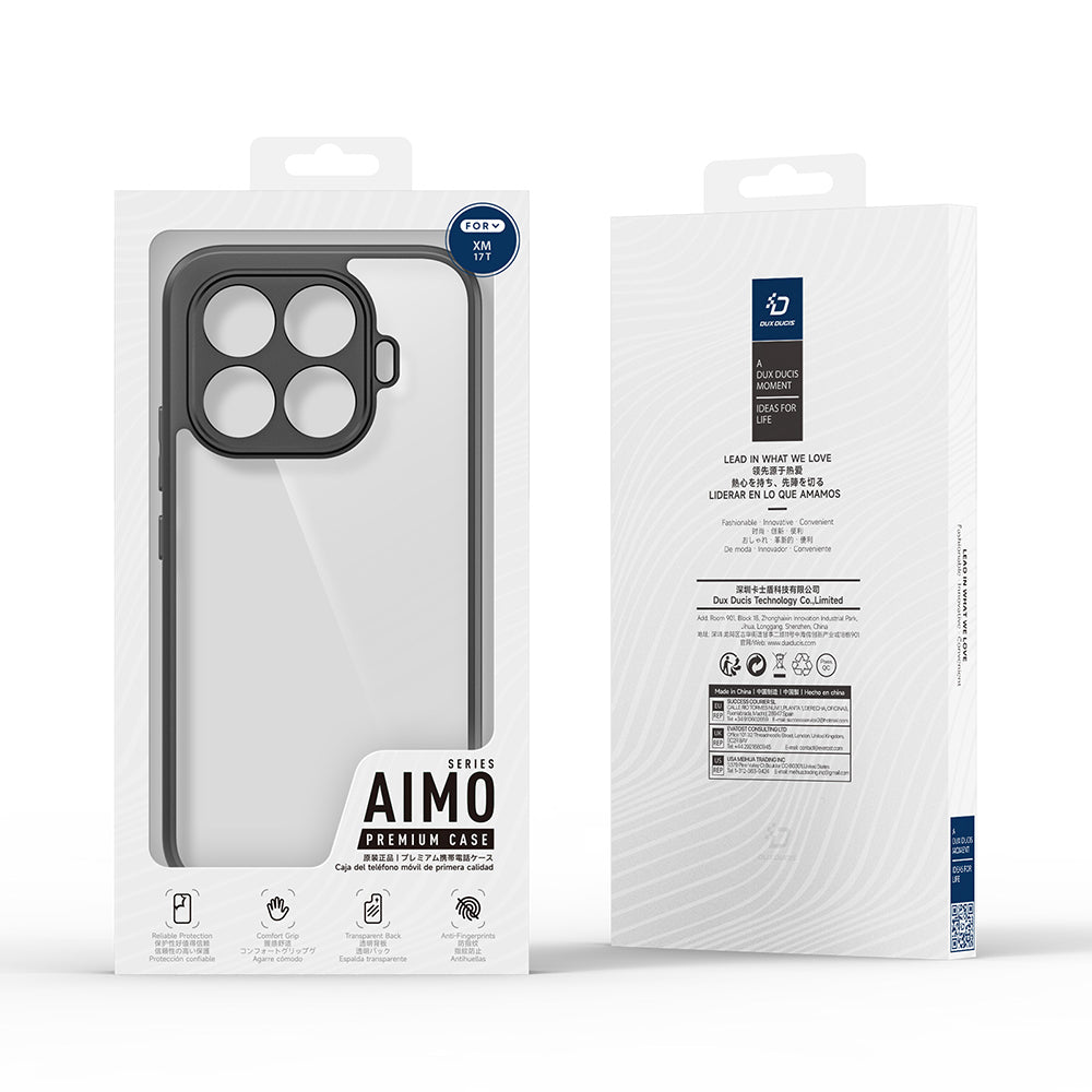 Husa pentru Xiaomi 17T, DUX DUCIS, Aimo, Neagra