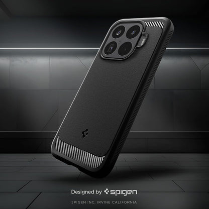 Husa pentru Xiaomi 17T Pro, Spigen, Rugged Armor, Neagra ACS11869