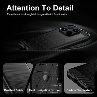 Husa pentru Xiaomi 17T Pro, Techsuit, Carbon, Neagra