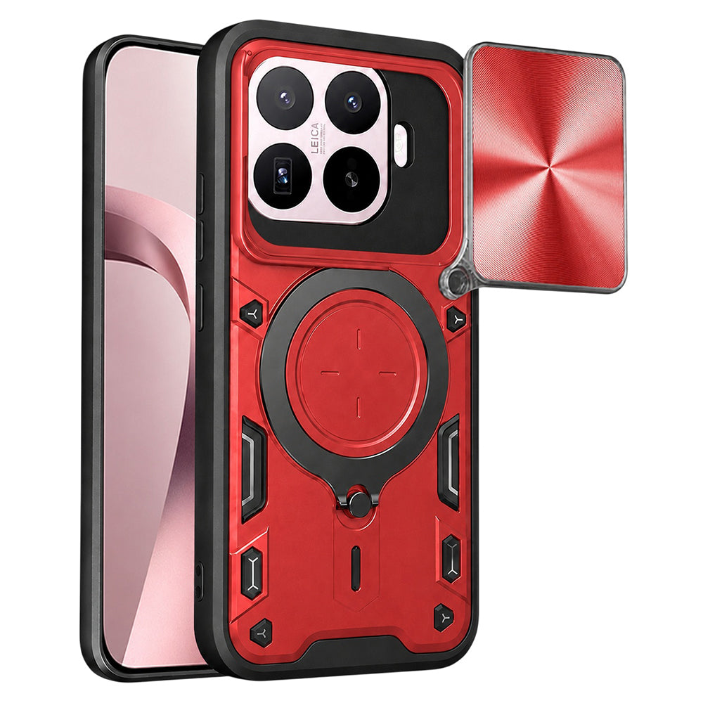Husa pentru Xiaomi 17T, Techsuit, CamGuard Pro, Rosie