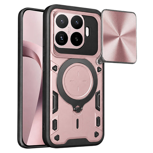 Husa pentru Xiaomi 17T, Techsuit, CamGuard Pro, Roz Aurie