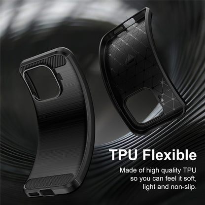 Husa pentru Xiaomi 17T, Techsuit, Carbon, Neagra