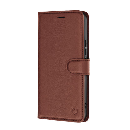 Husa pentru Xiaomi 17T, Techsuit, Leather Folio, Maro