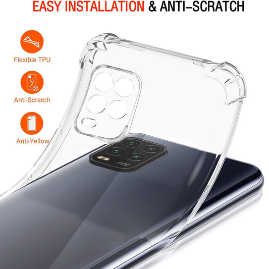 Husa pentru Xiaomi Mi 10 Lite 5G, Techsuit, Shockproof Clear, Transparenta