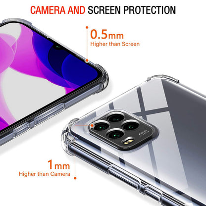 Husa pentru Xiaomi Mi 10 Lite 5G, Techsuit, Shockproof Clear, Transparenta