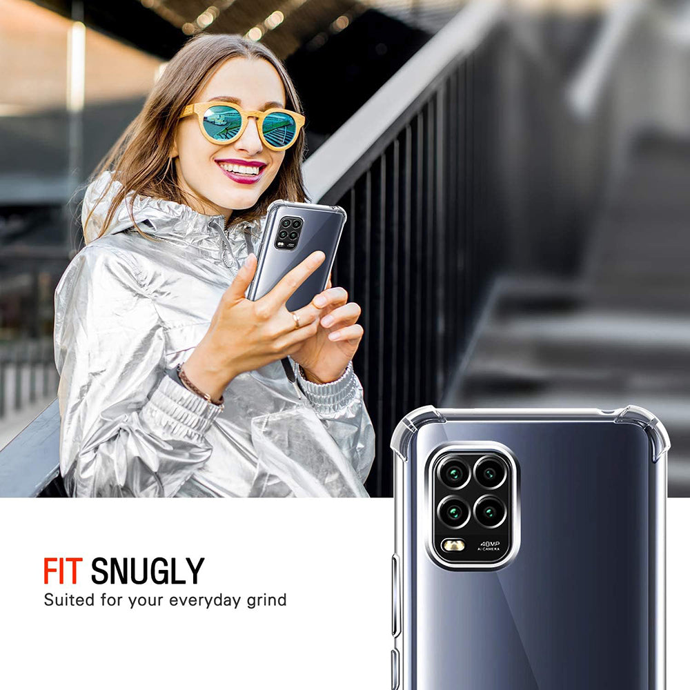 Husa pentru Xiaomi Mi 10 Lite 5G, Techsuit, Shockproof Clear, Transparenta