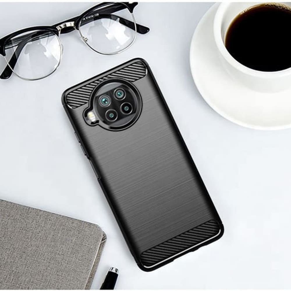Husa pentru Xiaomi Mi 10T Lite 5G, Techsuit, Carbon, Neagra