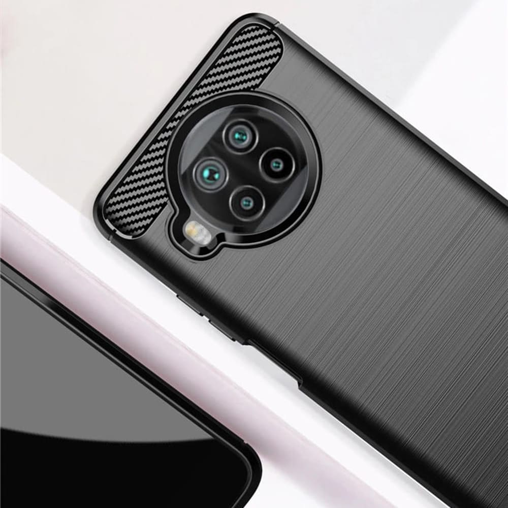 Husa pentru Xiaomi Mi 10T Lite 5G, Techsuit, Carbon, Neagra
