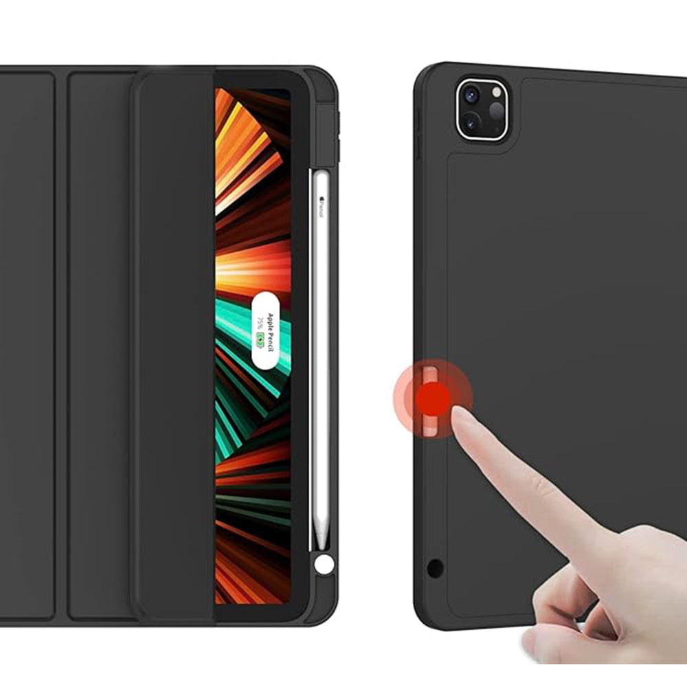 Husa pentru Xiaomi Pad 6 / 6 Pro, Techsuit, Flex Trifold, Neagra