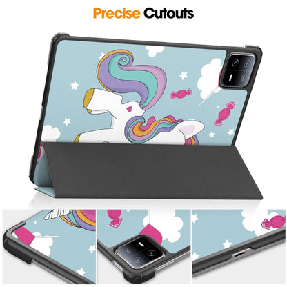 Husa pentru Xiaomi Pad 6 / 6 Pro, Techsuit, FoldPro Unicorn, Multicolor
