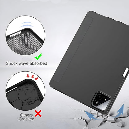 Husa pentru Xiaomi Pad 7 / 7 Pro, Techsuit, Flex Trifold, Neagra
