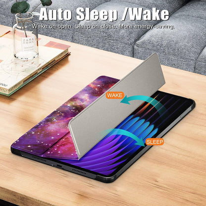 Husa pentru Xiaomi Pad 7 / 7 Pro, Techsuit, FoldPro Galaxy, Multicolor