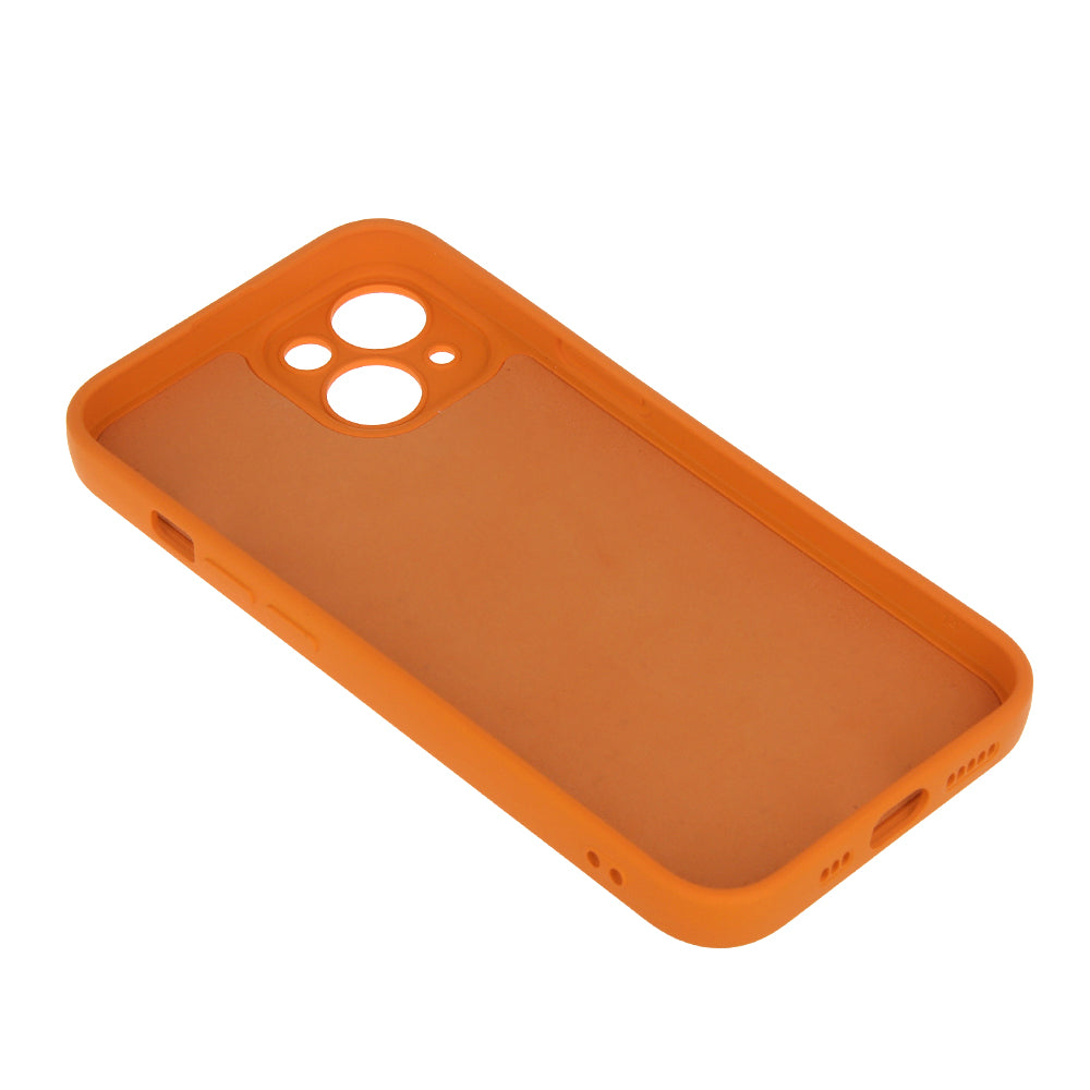 Husa pentru Xiaomi Poco M6 / Redmi 13C 5G, OEM, Silicone, Portocalie