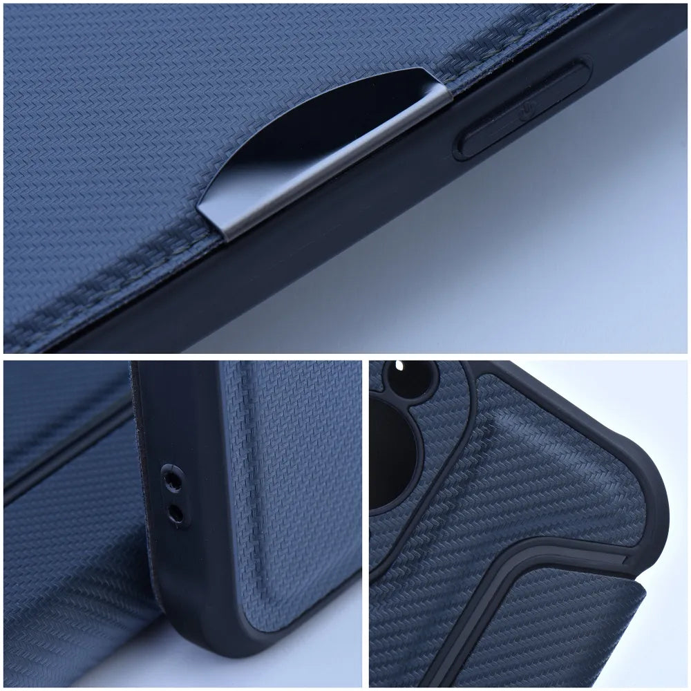 Husa pentru Xiaomi Poco C75 5G / C75 / Redmi 14C, OEM, Razor Book, Albastra