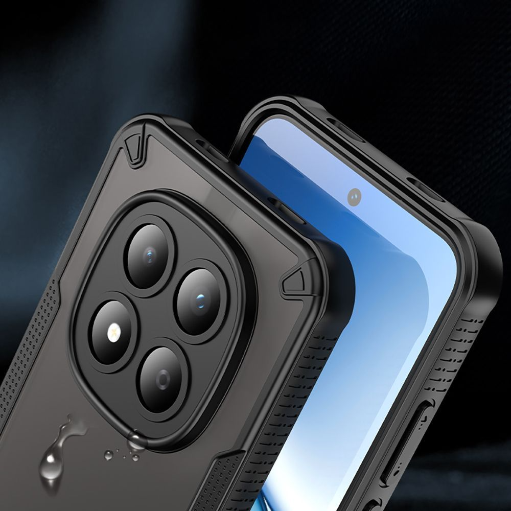 Husa pentru Xiaomi Poco M8 Pro / Redmi Note 15 Pro+, Tech-Protect, Rugged Shield, Neagra