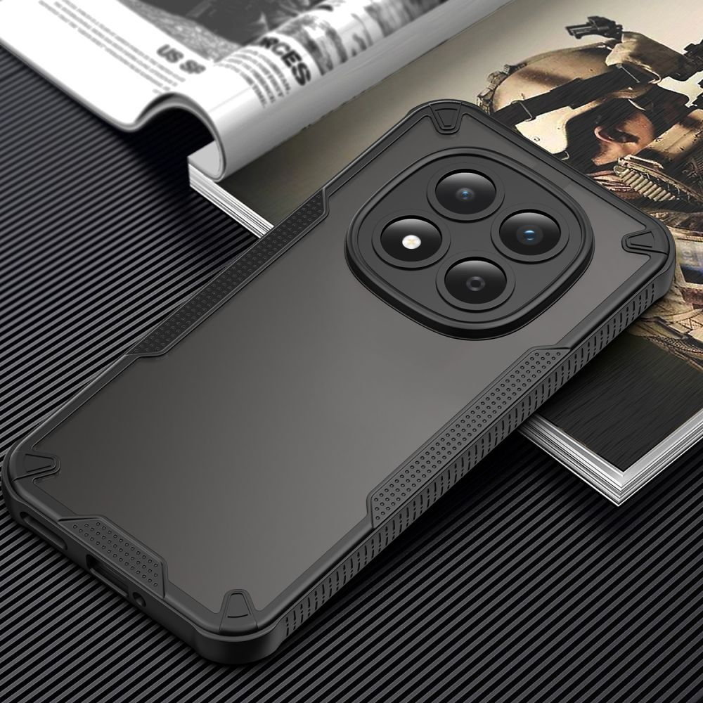 Husa pentru Xiaomi Poco M8 Pro / Redmi Note 15 Pro+, Tech-Protect, Rugged Shield, Neagra