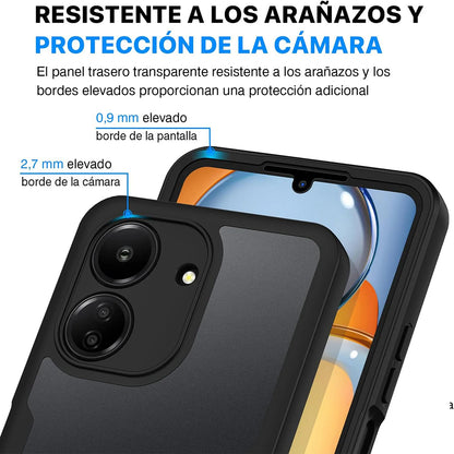 Husa pentru Xiaomi Poco C65 / Redmi 13C, Techsuit, ColorVerse 360, Neagra