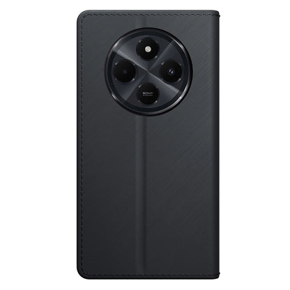 Husa pentru Xiaomi Poco C75 / Redmi 14C, 3MK, Wallet, Neagra