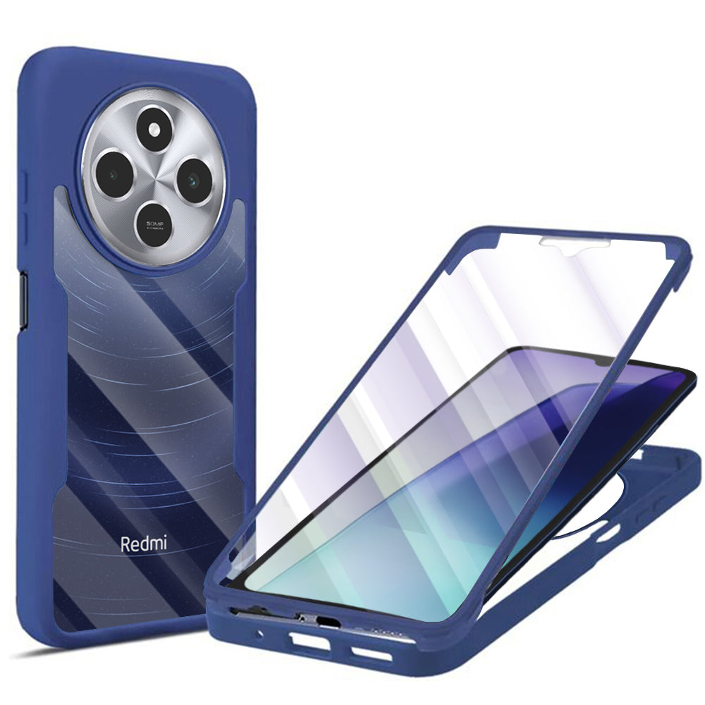 Husa pentru Xiaomi Poco C75 / Redmi 14C, Techsuit, ColorVerse 360, Albastra